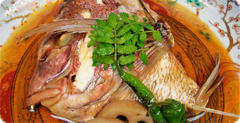 山崎真鯛アラ焚き