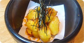 インカのめざめ唐墨塩和え