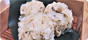 蓮根入り湯葉蒸し(3個)