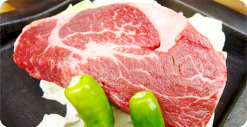 黒毛和牛ヘレステーキ炭火焼き(130g)