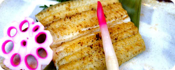 ウナギの白焼き